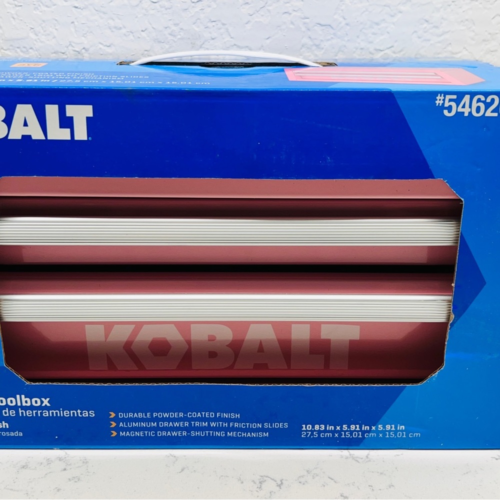 Pink Kobalt mini tool box